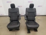 25 Ford Explorer St Line Bucket Seat Set Black Leather/ Vinyl Rear Second Row. Fixed Price $500.00.