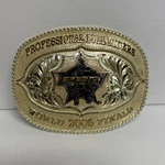 Jeffrey Scott 2006 Professional Bull Riders Finals Trophy Belt Buckle 4 X 3. Fixed Price $125.00.