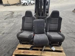 2001-2004 Ford F250-F350 Whole Front Row Seat, Gray Cloth, Manual Seats 40/20/40. Fixed Price $1195.00.
