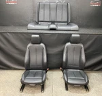15-16 Bmw 228XI Set Of Front Power And Rear Black Dakota Schwarz Leather Seats. Fixed Price $550.25.