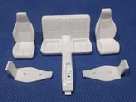 Seats & Console 1993 Chevy Camaro Z28 1:25 Scale 1000S Model Car Parts 4 Sale. Fixed Price $6.99.