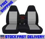 Truck Seat Covers Cotton Blk-silver Insert Fits 04-12FORD Ranger 60/40 Hiback. Fixed Price $55.99.