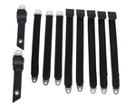 Pg Classic 3850-69CBUK-100 1968-69 A-body Convertible Bucket Seat Belt Black. Fixed Price $735.95.