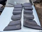 Porsche 928 Rear Seat Black Set Leather Pair Oem Blue. Fixed Price $299.99.