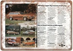 Metal Sign - 1976 Chevrolet Wagons Auto Ad Retro Look Reproduction A10597. Fixed Price $26.95.