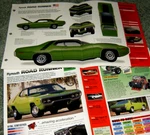 1971 Plymouth Spec Info Poster Original Brochure. Fixed Price $19.99.
