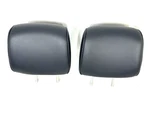 2009-2012 Lincoln Mks Headrests Pair Back Seat Rear Black Leather Oem. Fixed Price $38.20.