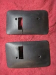 74-76 Impala Caprice Shoulder Belt Retractor Covers Black 1974-1975. Fixed Price $39.75.