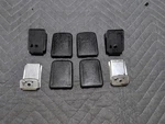 Oem 72 73 74 Mopar & Body Black Seat Belt Clip Set Of Dart Charger Cuda. Fixed Price $74.35.