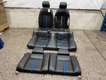 2014 Ford Mustang Gt Oem Driver Passenger Front Seats Black With Stripe Used. Fixed Price $699.98.
