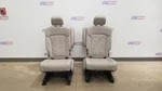 22 Jeep Wagoneer Series Iii 2ND Middle Row Seat Set Pair Gray Leather Heated. Fixed Price $688.50.
