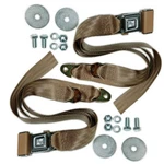 Tan Universal 72" Lap Seat Belt W/ Hardware Hot Street Rod Muscle Classic, Pair. Fixed Price $91.95.