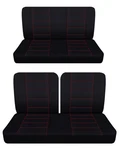 Fits 1964 1968 Chevy Chevelle 2DOOR Front 50-50 Top And Rear Bench Seat Covers. Fixed Price $149.99.