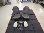 Land Rover Discovery 2 Ii Set Of 3RD Row Leather Seat With Headrest Gray 99-04. Fixed Price $279.90.