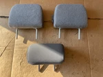 2012-2015 Toyota Tacoma Double Cab Rear Headrest Set Grey Cloth Oem. Fixed Price $237.99.