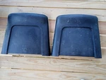 1968 Gm Chevelle Cutlass Gto 442 Skylark Nova Black Seat Backs Original Oem L/r. Fixed Price $140.00.