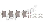 Rear Axle Brake Pad Set Fits Audi A4 A6 Ford Seat Ibiza Skoda Vw Passat 1988-. Fixed Price $16.88.