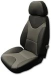 Custom Fit Black/charcoal Leather Seat Covers For Caterpillar 330 Cl Excavat. Fixed Price $249.99.