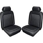 Tmi Black Premium Upholstery Front Set Standard Mustang 1969 W/ Bucket Seats. Fixed Price $305.00.