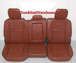 Dodge Truck Longhorn Laramie Rear Leather Seat. Fixed Price $1285.00.