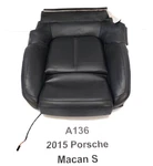 15-18 Oem Porsche Macan 95B Front Driver Lower Seat Cover Cushion Black. Fixed Price $220.00.