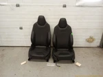 Tesla Model Pair Of Left & Right Front Leather Seat Black 1013087-01-B 12-16. Fixed Price $449.89.