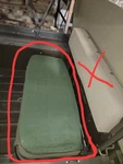 Nos Rear Canvas Bottom Seat Cushion Assembly Willys M38A1 Jeep G740 7697499. Fixed Price $235.00.