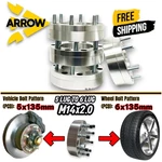2" Thick 5X135 To 6X135 Wheel Adapter Fit Ford/lincoln Models With Stud M14X2. Fixed Price $128.79.
