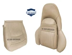 97-04 Chevy Corvette Convertible Driver Side Full Front Leather Seat Cover Tan. Fixed Price $333.86.