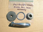 1961 Rambler Classic Inside Door Lever,handle Assembly.# 4375746.GREY Base.g.cnd. Fixed Price $30.00.