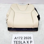 16-20 Tesla Model X Rear Left Driver Side 3RD Row Seat Upper Cushion Cream. Fixed Price $198.00.