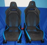 2022-2026 Maserati MC20 Mcpura Front Seat Pair Alcantara Sky Blue Oem Notes. Fixed Price $5999.95.