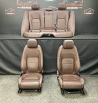 17-20 Jaguar F-pace Power Front & Rear Brown Leather Seats. Fixed Price $900.00.