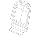 Genuine Honda Cover Assembly Front Seat-back *NH836L* (wisteria Light Gray) 8112. Fixed Price $253.62.