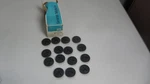 Nos Chevy Gm 70'S Seat Belt Bolt Hole Cover Lot 15 Black Plug 1731168 02FA2 Il. Fixed Price $89.95.