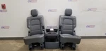 20 Lincoln Navigator Black Label Middle Row Seat Set With Console Blue Leather. Fixed Price $650.00.
