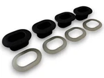 4X Mercedes W107 W108 W126 W115 W116 W123 Headrest Flat Eyelet Rear.. Fixed Price $69.63.