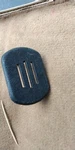 Mercedes R107 450SL Cover, Folding Armrest Bolt Trim 1079730311. Fixed Price $50.00.