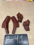 1979-1986 Mercury Capri Ford Mustang Top End Trim Pieces Set Rough Red Oem. Fixed Price $299.99.