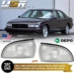 Depo Clear Front Corner Lights For 1991-1996 Chevrolet Chevy Impala Ss Caprice. Fixed Price $74.95.