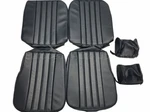 Mercedes 28SL, W113 1968-71 Seat Covers Kit 63-71 Mb Tex Vinyl Blue. Fixed Price $689.00.