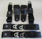 For 1967-69 Camaro And Firebird Front Retractable + REARS(2) Seat Belt Set,black. Fixed Price $585.00.