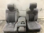 2011-2014 Ford F150 Gray Front Set Of Cloth Electric Seats Crew Cab. Fixed Price $1095.00.