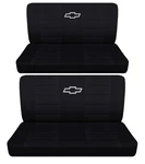 Fits 1964 To 1967 Chevrolet Chevelle 4DOOR Front And Rear Bench Seat Covers. Fixed Price $149.99.