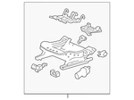 Genuine Gm Cushion Frame 13525388. Fixed Price $288.89.