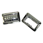 Ashtray Covers Chrome Rear Arm Rest Convertibles 1967-72 Chevelle Cutlass 2PC. Fixed Price $67.00.