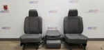 08 Dodge Ram 3500 Lonestar Front Seat Set Gray Cloth Pickup Cab. Fixed Price $675.00.