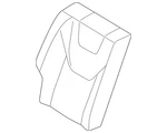 Genuine Ford Seat Back Cushion Cover DS7Z-5466600-JB. Fixed Price $283.92.