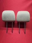 2011 2012 Subaru Outback / Legacy Front Seat Headrest Set Ivory Patterned Cloth. Fixed Price $77.99.