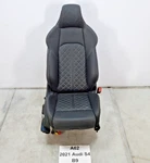 18-23 Oem Audi B9 S4 A4 RS5 Front Right Passenger Seat Heated Assembly 7K. Fixed Price $500.00.
